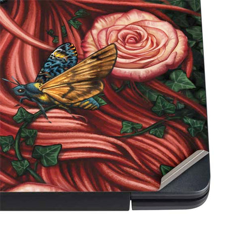 Gothic Woman and Death Moth Butterflies by Sarah Richter Dell Vostro Skin